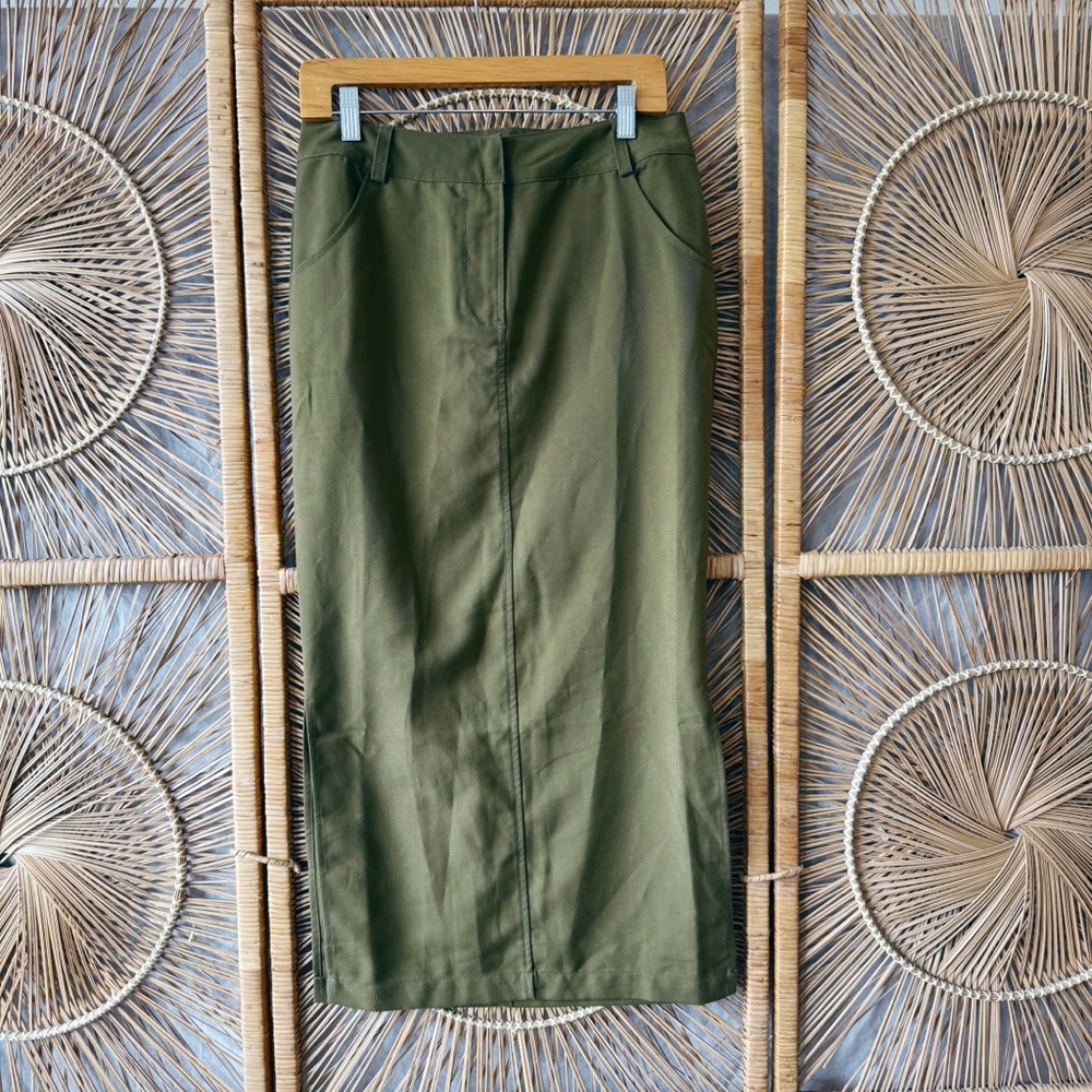 Urban Outfitters Olive Green Women's Skirt SZ M